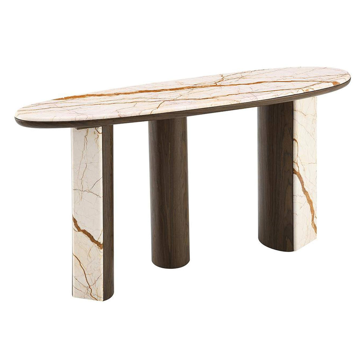 AC04567 Haidar Console Table with Marble Top
