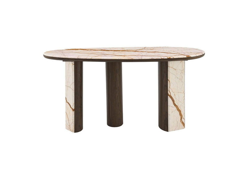 AC04567 Haidar Console Table with Marble Top