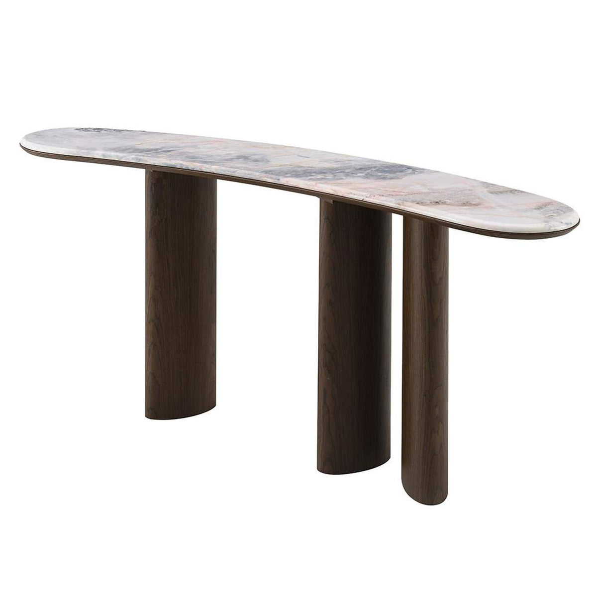 AC04577 Hanale Console Table with Natural Marble