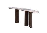 AC04577 Hanale Console Table with Natural Marble