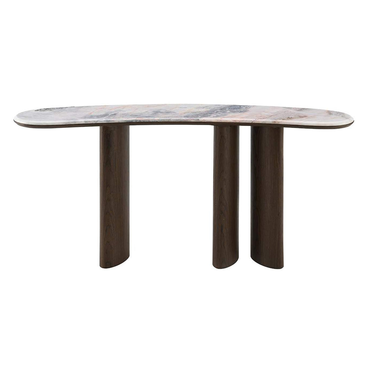 AC04577 Hanale Console Table with Natural Marble