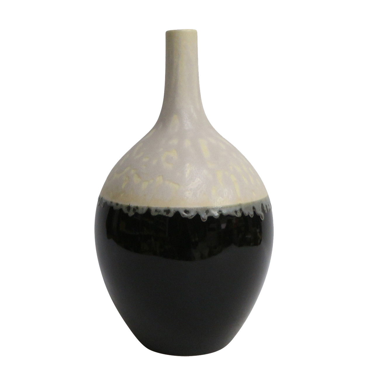 Alondra Small Ceramic Vase - White