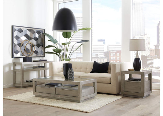 AZBX21 Oxford Two - Drawer Coffee Table In Mineral