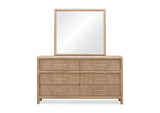 NSPV82 Dorsey Six Drawer Dresser In Granola