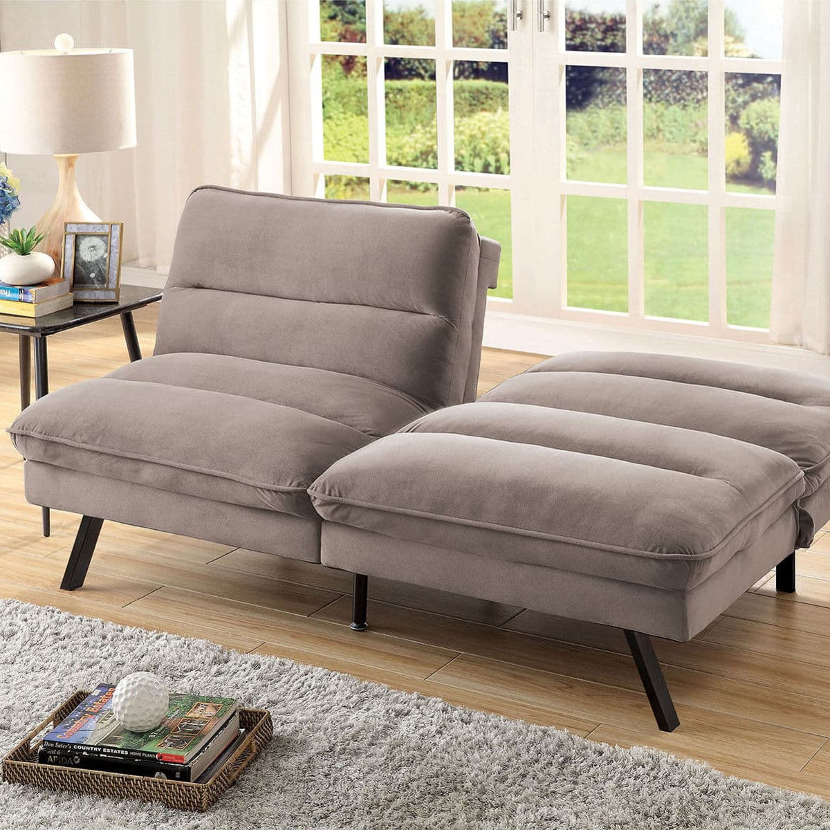 Maryam - Futon Sofa - Gray