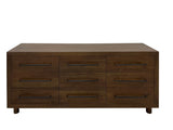 Jaxon - 9 Drawer Dresser - Harvest Brown