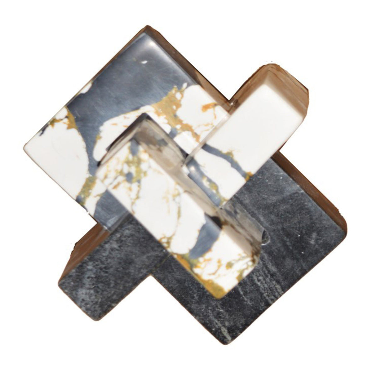 Calhoun Small Marble Knot - Black / White