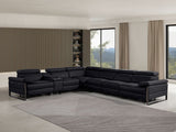 1246 - 7-Piece L-Shaped Modular Power Reclining Sectional With 4 Power Recliners And Power Headrests