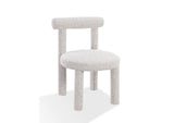 PWNB63A Addison Modern Dining Chair In Cotton Ball Boucle (Set of 2)