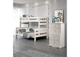 AM-BK306WH-BED Damaris Twin/Full Bunkbed