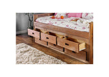 AM-BK602-BED-SLAT Lia Twin Captain Bed