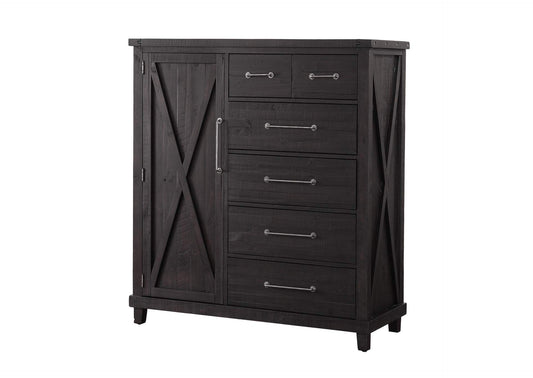 7YC984GA Yosemite Solid Wood Gentleman'S Chest In Cafe
