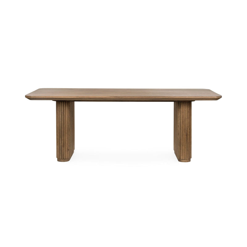 Vander - Oak Wood 84" Dining Table