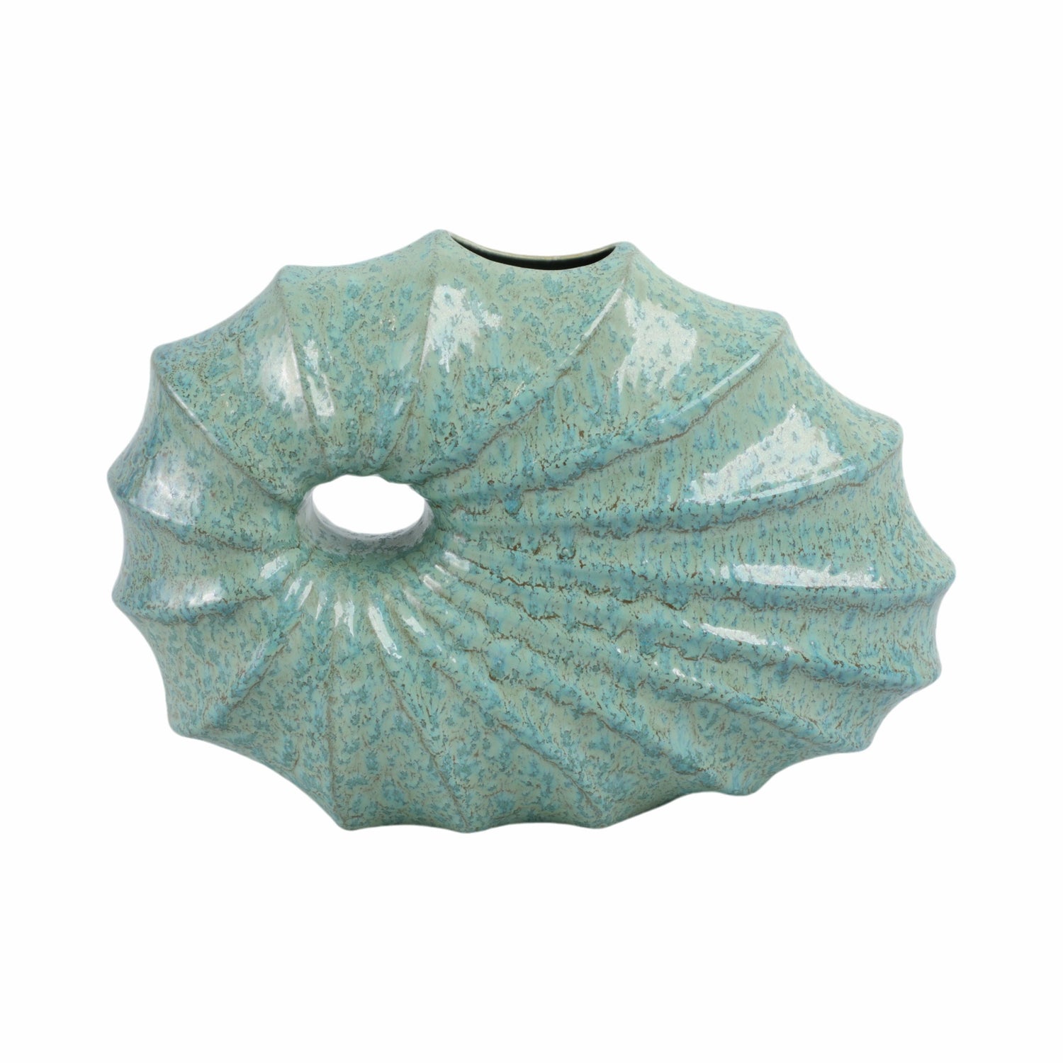 Moura Shell Portugal Vase - Green