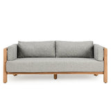 Aston - Outdoor Sofa - Natural / Gray