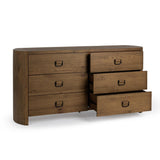 Kyrie - 6 Drawer Dresser - Tawny Brown, view 2