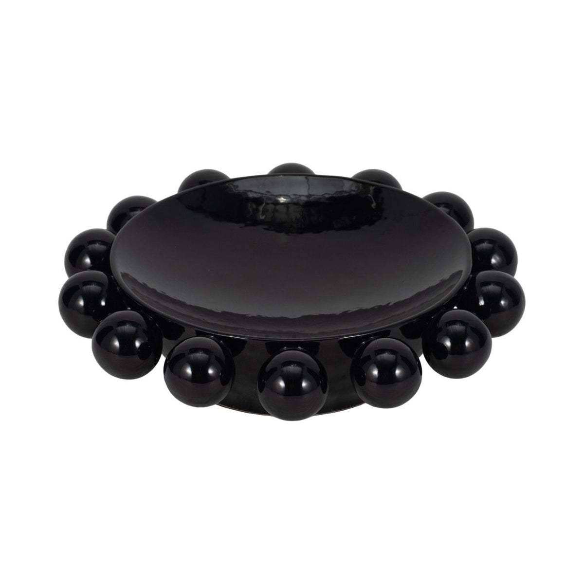 12" Capraia Decorative Bowl - Black