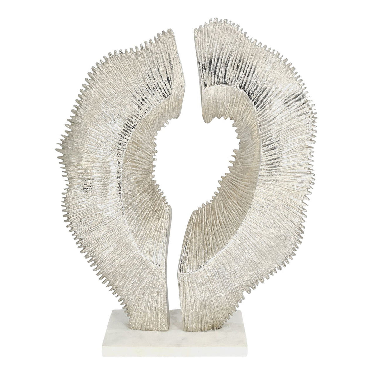 18" Shiloh Carved Statuary - Silver