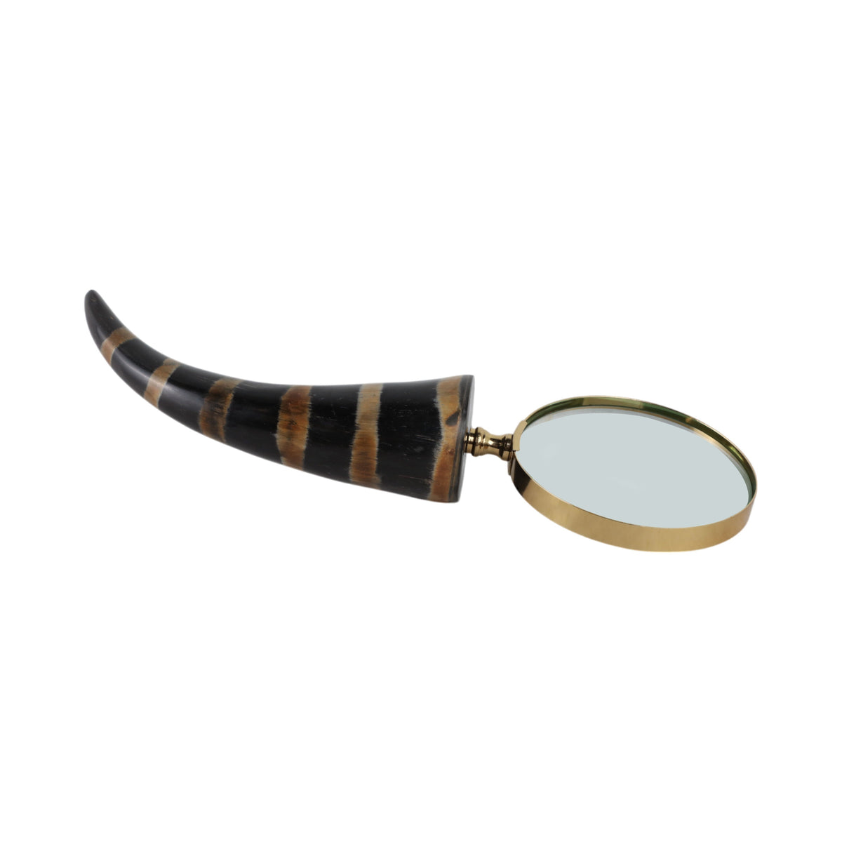 Curran Horn Magnifying Glass - Black / Gold
