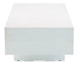 Bazaar - Grfc Faux Bois Coffee Table - Bone