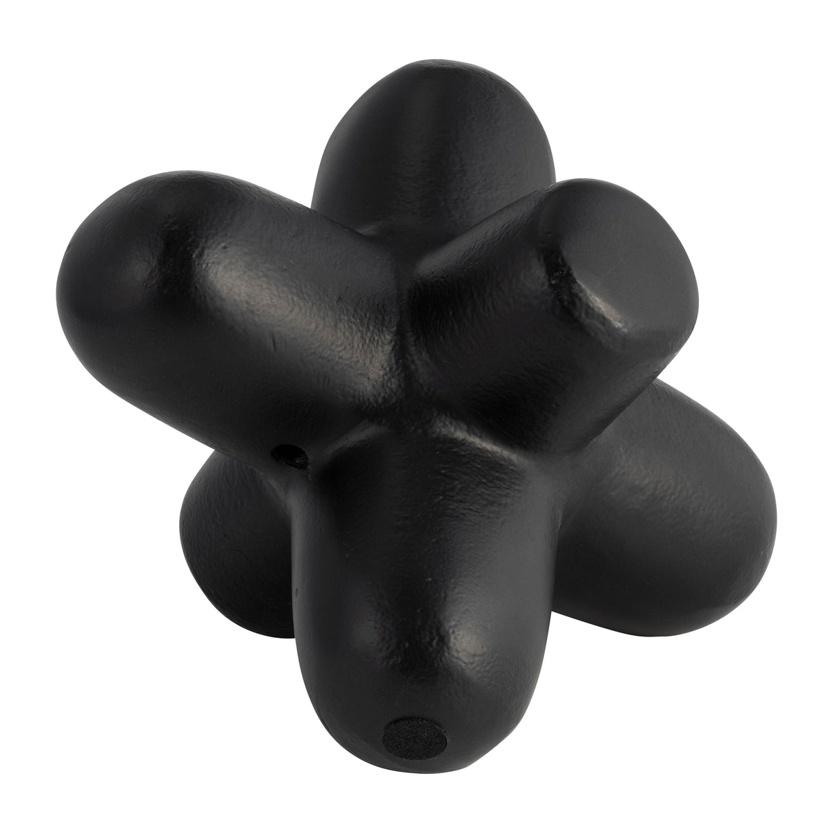 Metal Geometric Orb 8" - Black