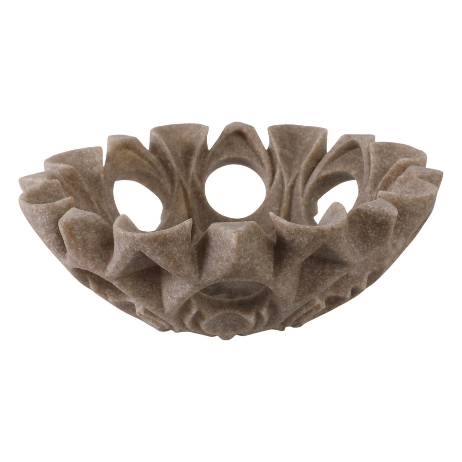 16" Flowood Brown Quartz Resin Bowl