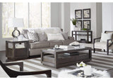 AZU521 Oxford Two Drawer Rectangular Coffee Table In Basalt Grey