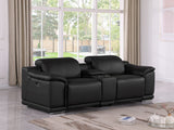 9762 - 3-Piece Modular Power Reclining Console Loveseat With 2 Power Recliners In