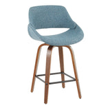 Fabrizzi - Counter Stool - Walnut Legs (Set of 2)