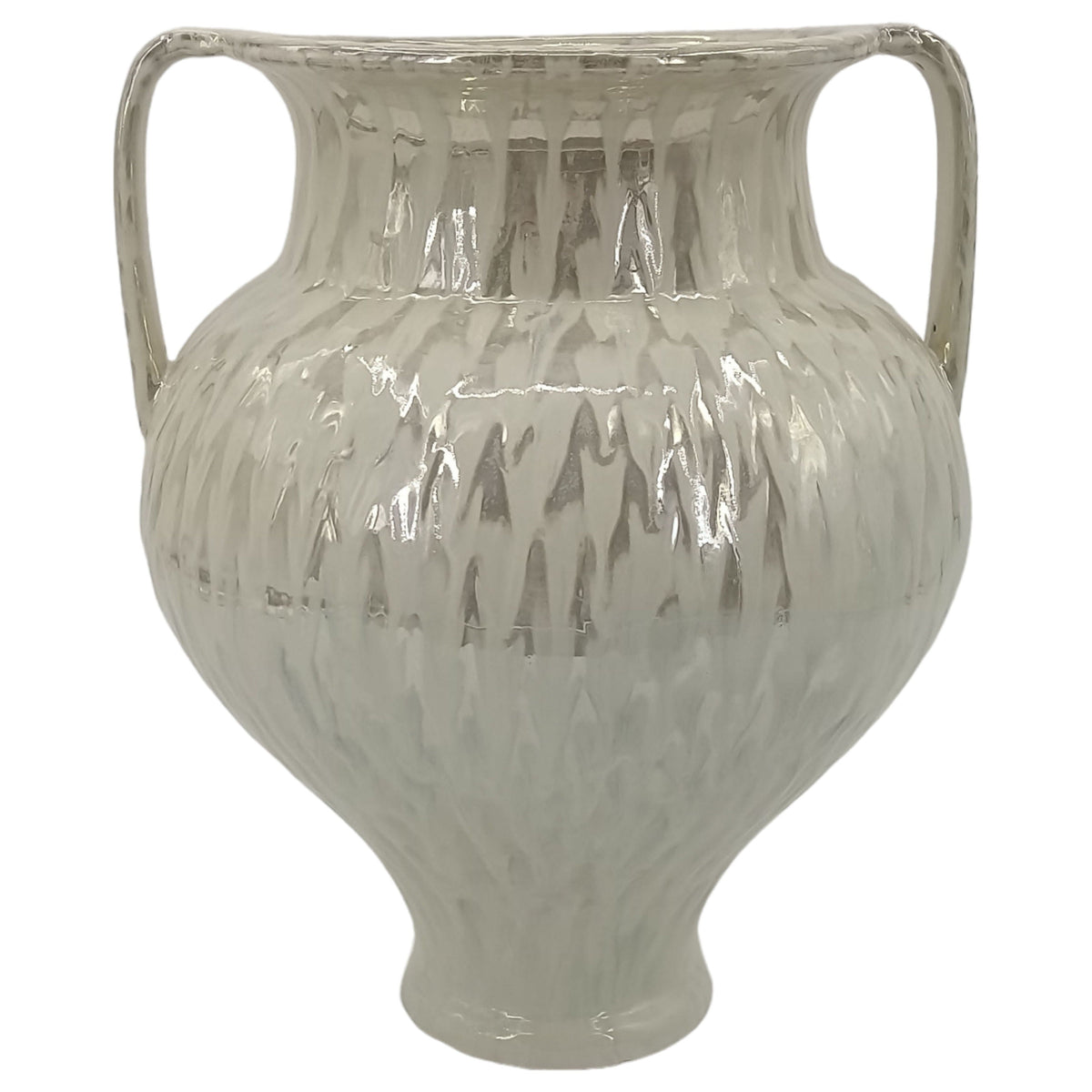Oswego Small Urn Vase - Gray