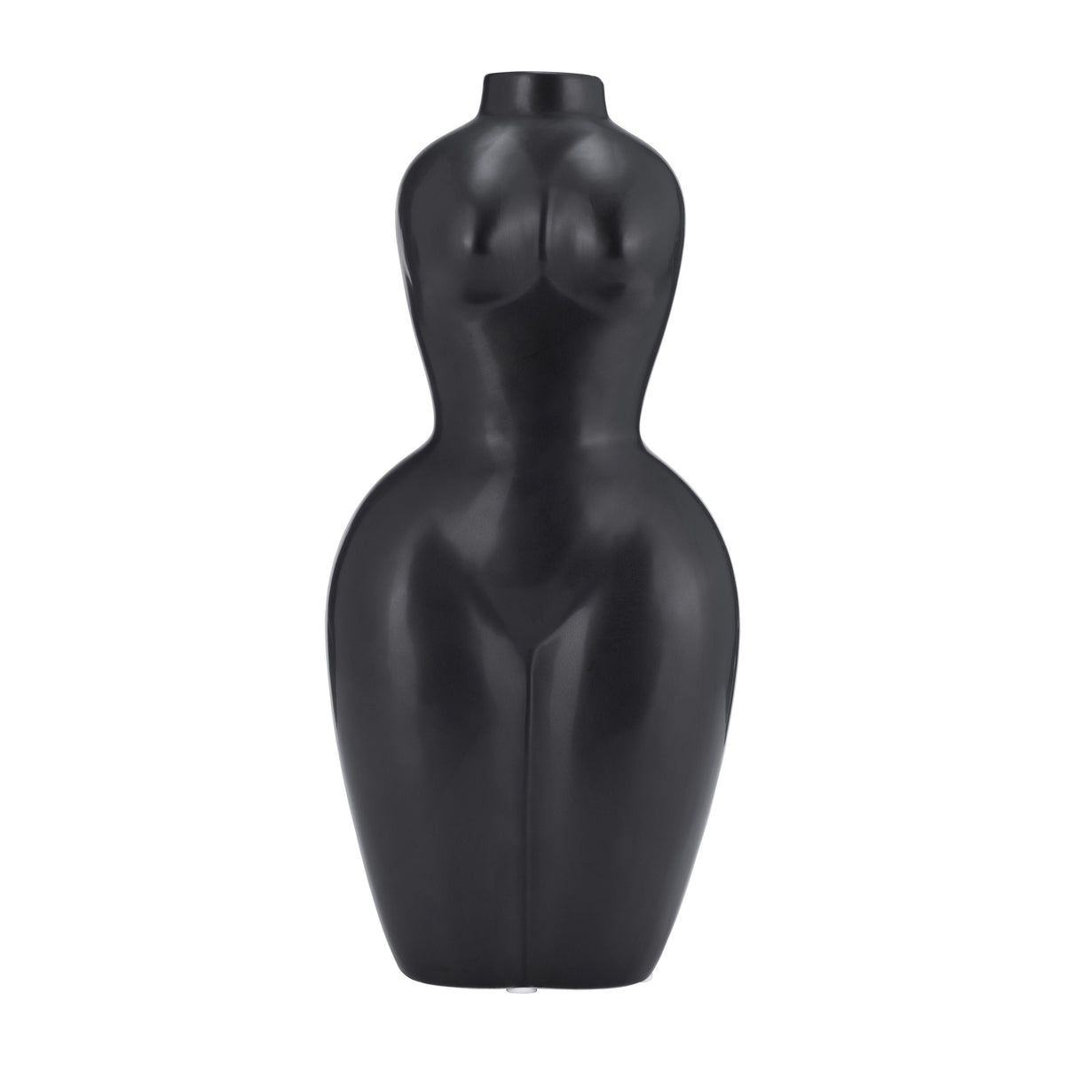 Dol Torso Vase 12" - Black