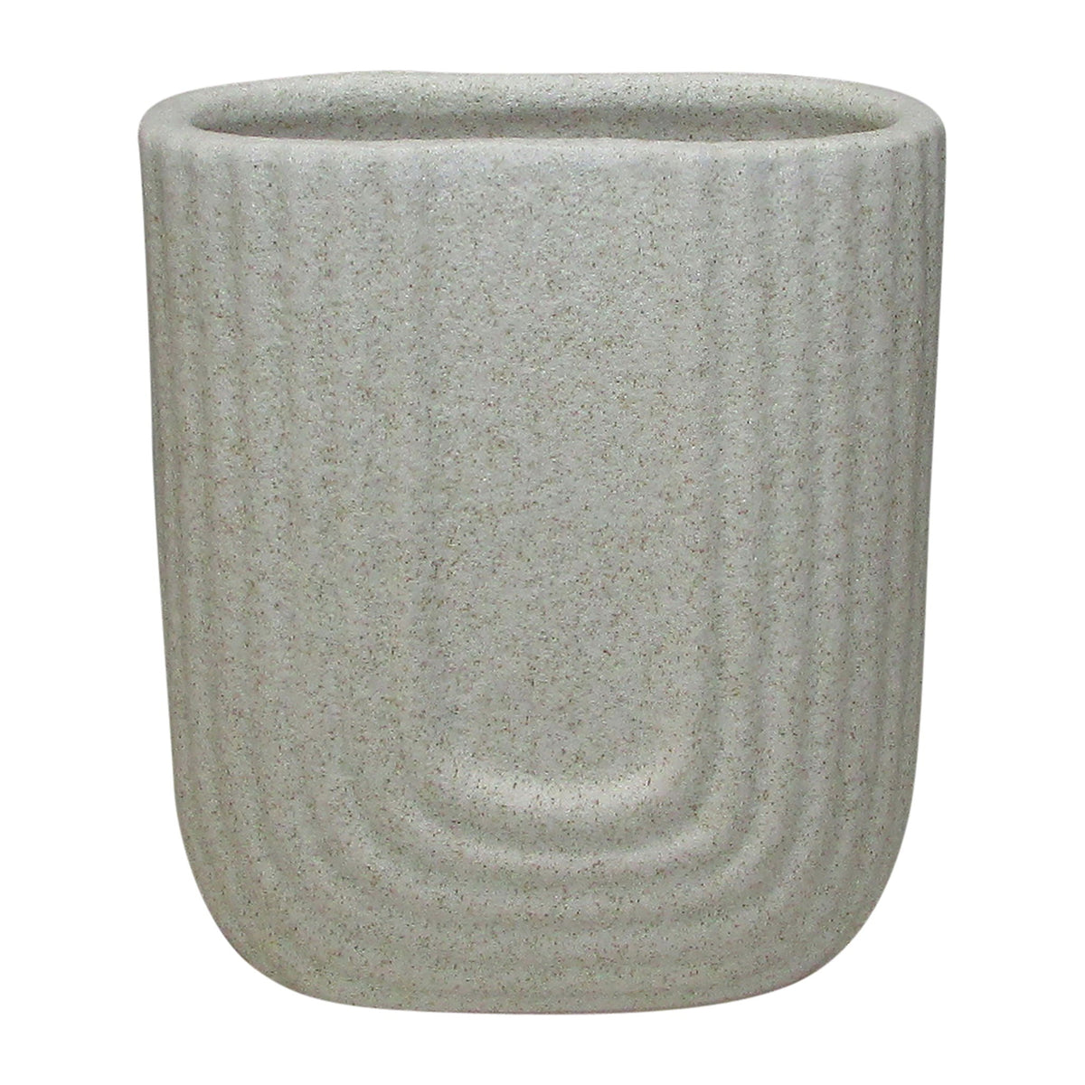8" Speckled Sand Upside Down Arch - Ivory