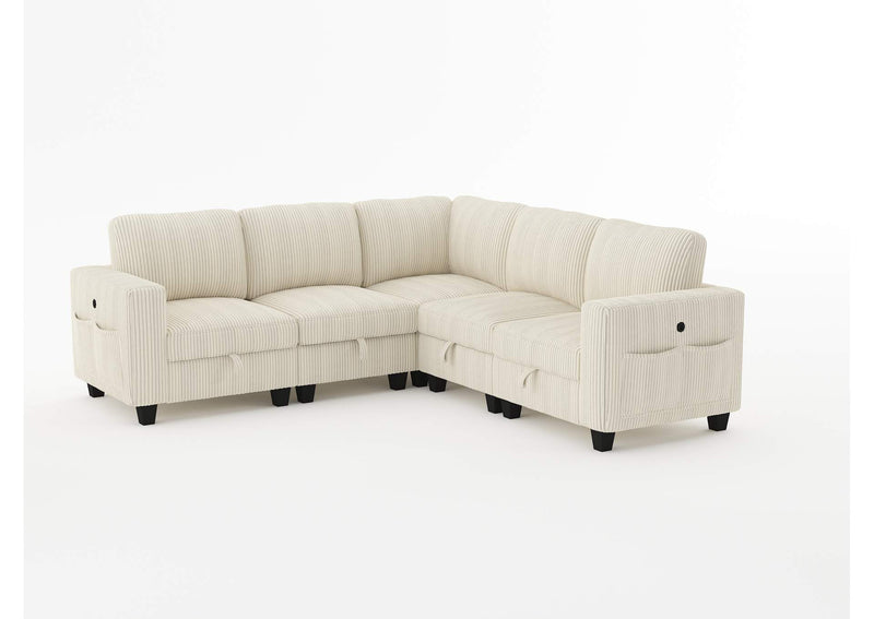 9650BE-C1A Chair with One Arm, Storage, Storage Pouch and Charging Ports