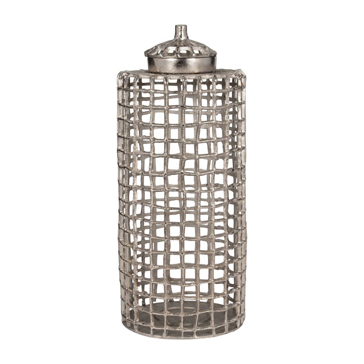 Aluminium Lidded Jar - Silver