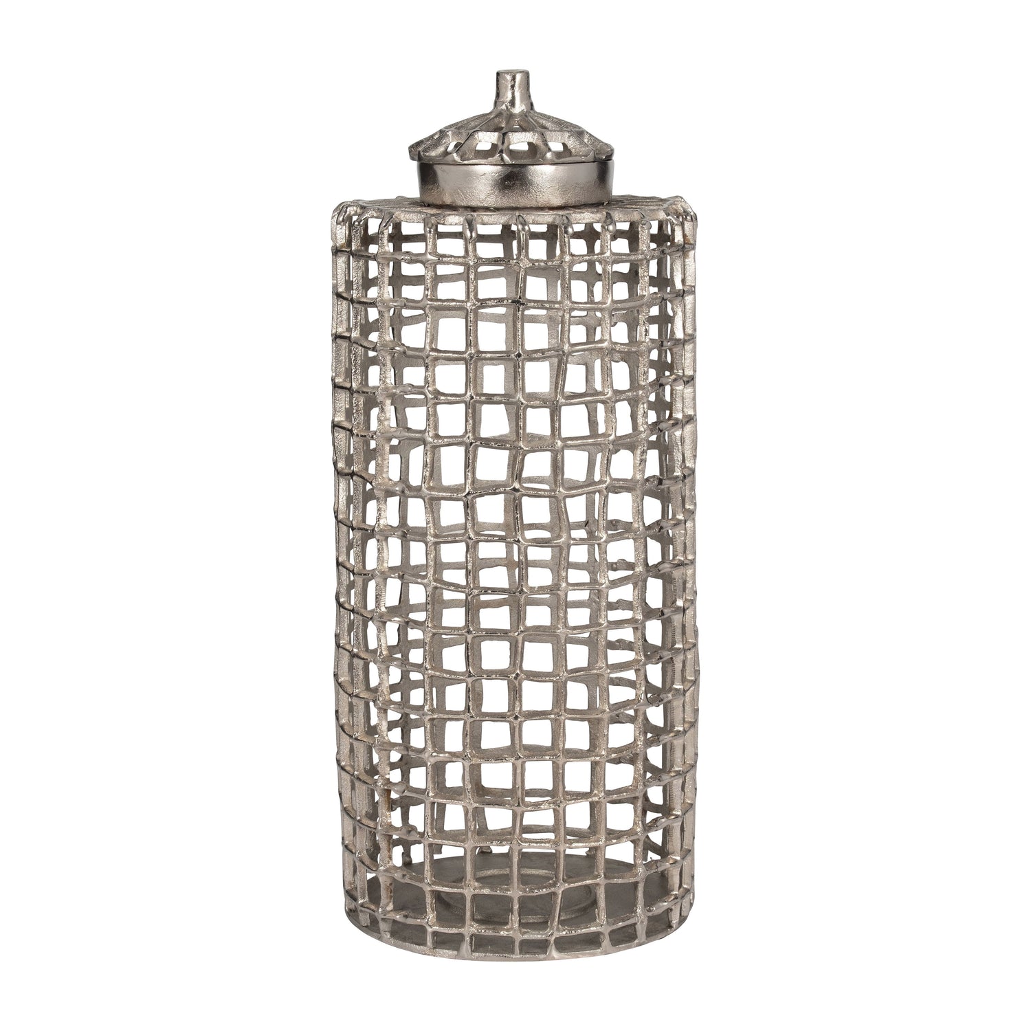 Aluminium Lidded Jar - Silver