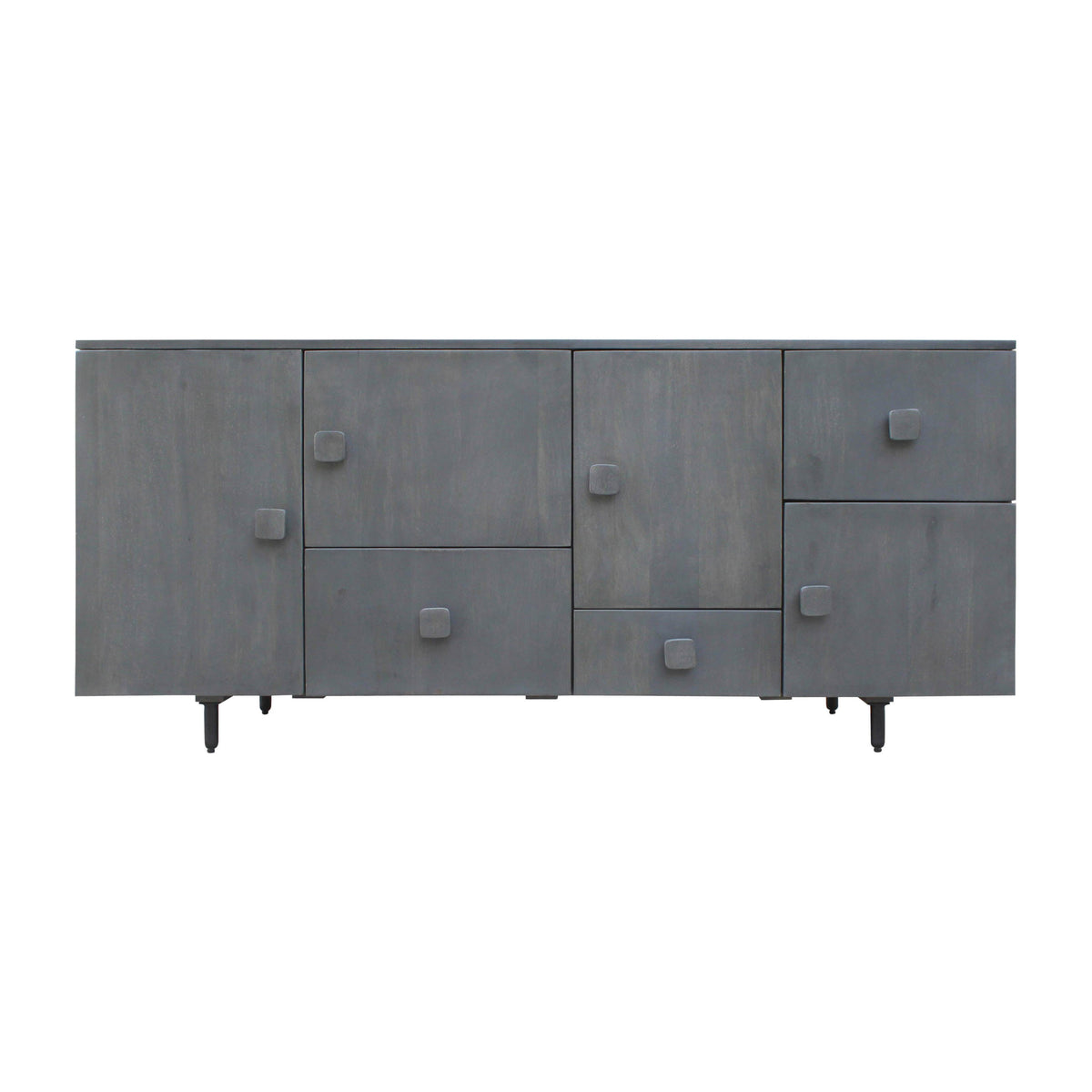 Wood Sideboard 63" - Gray Wash