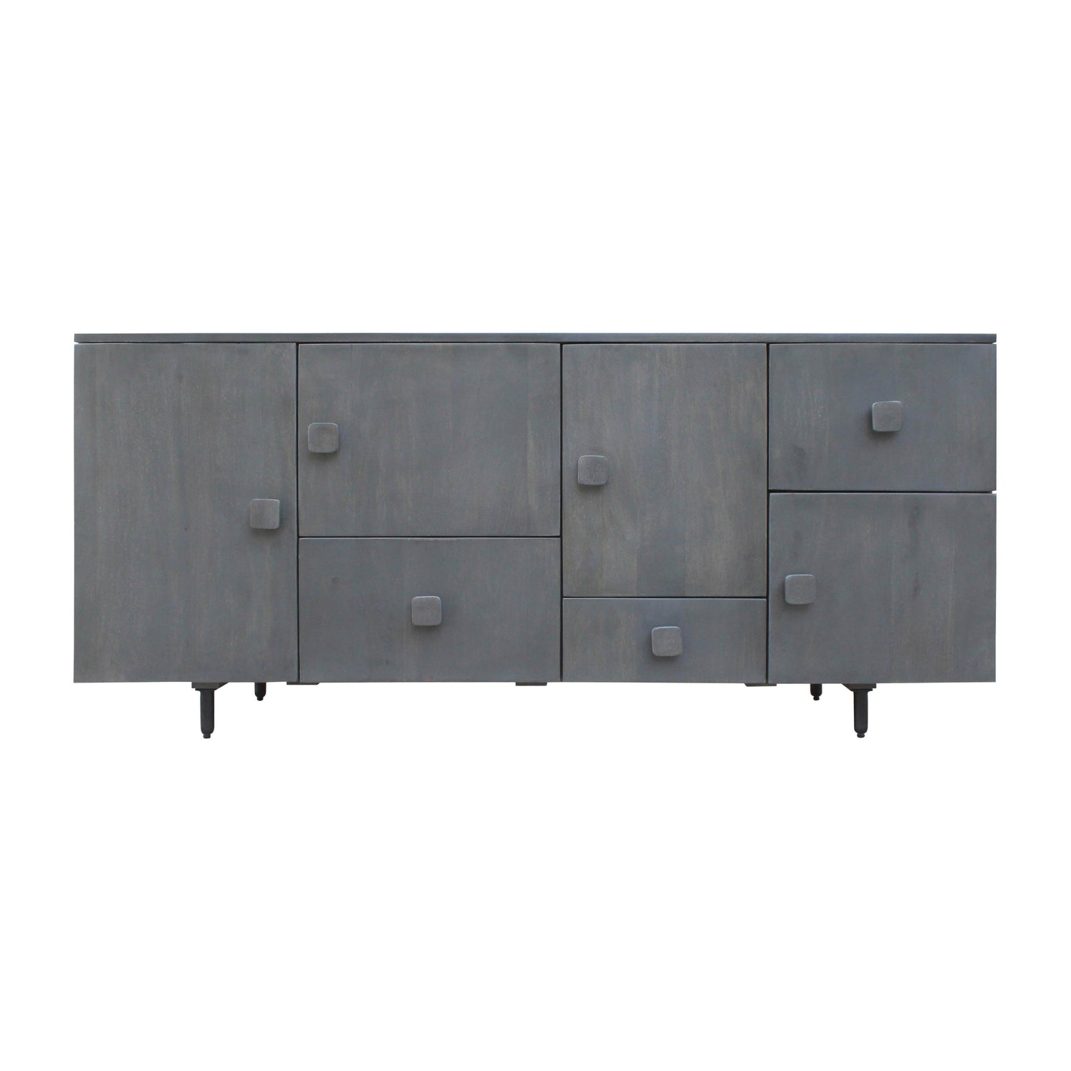 Wood Sideboard 63" - Gray Wash