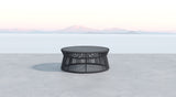 Milano - Table With Round Honed Absolute Granite Insert Top