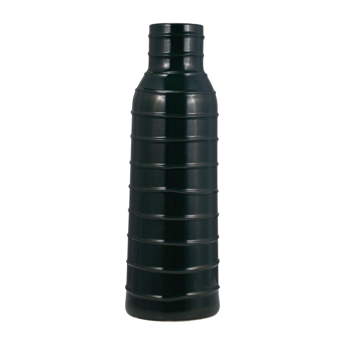20" Hight Tribal Vase - Forest Green