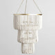 Amanda - Beaded Chandelier - White