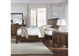 3F4181 Meadow Two Drawer Solid Wood Nightstand In Brick Brown