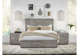 5RS3P4 Alexandra Solid Wood Storage Bed In Rustic Latte