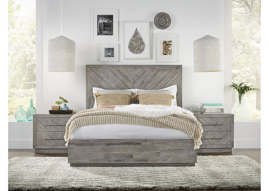 5RS3P4 Alexandra Solid Wood Storage Bed In Rustic Latte
