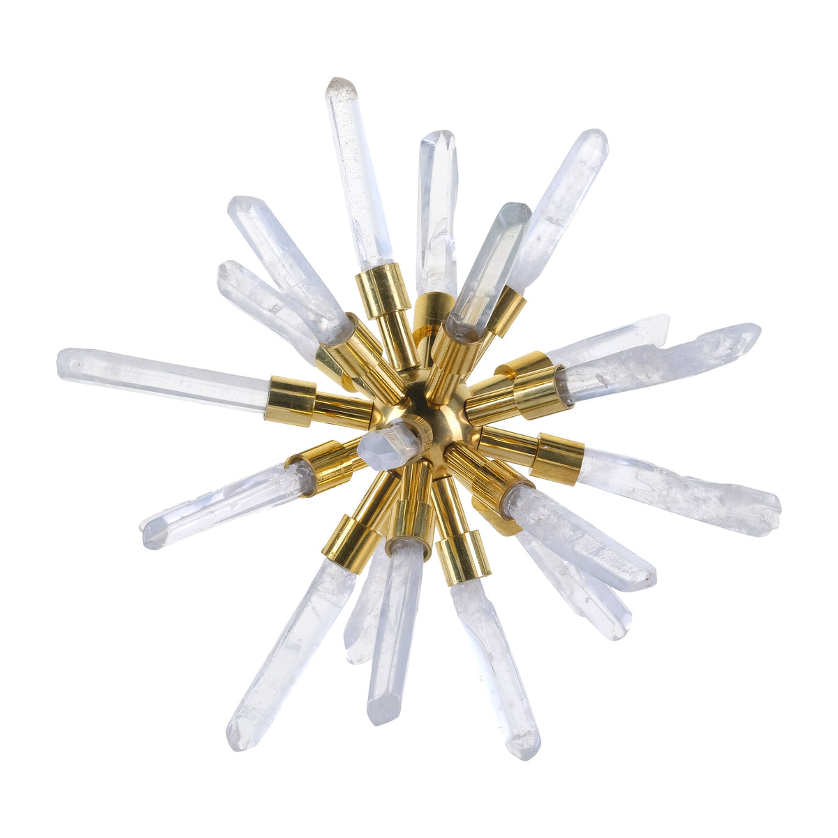 10" Fiona Large Crystal Starburst Statuary KD - Clear / Frost