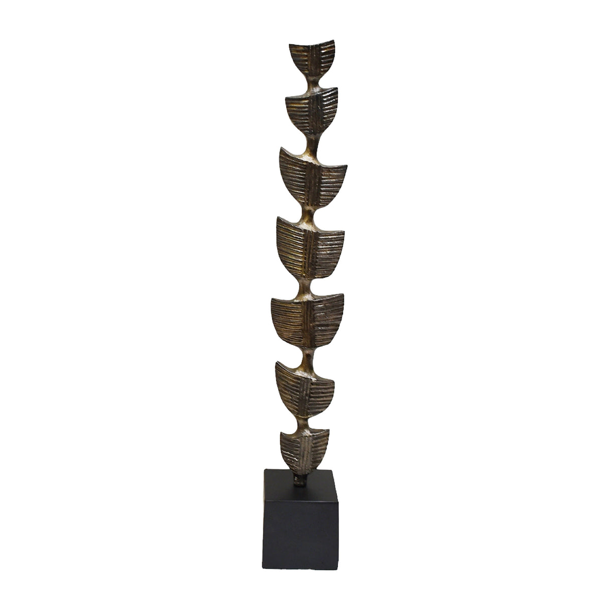 29" Hensly Small Metal Statuary - Black