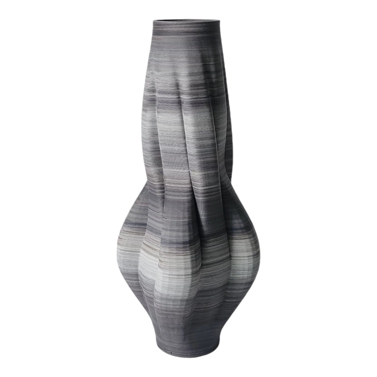 Kesten Small 3D Printed Vase - Gray