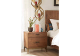 8N1681 Adler Two Drawer Nightstand In Natural Walnut