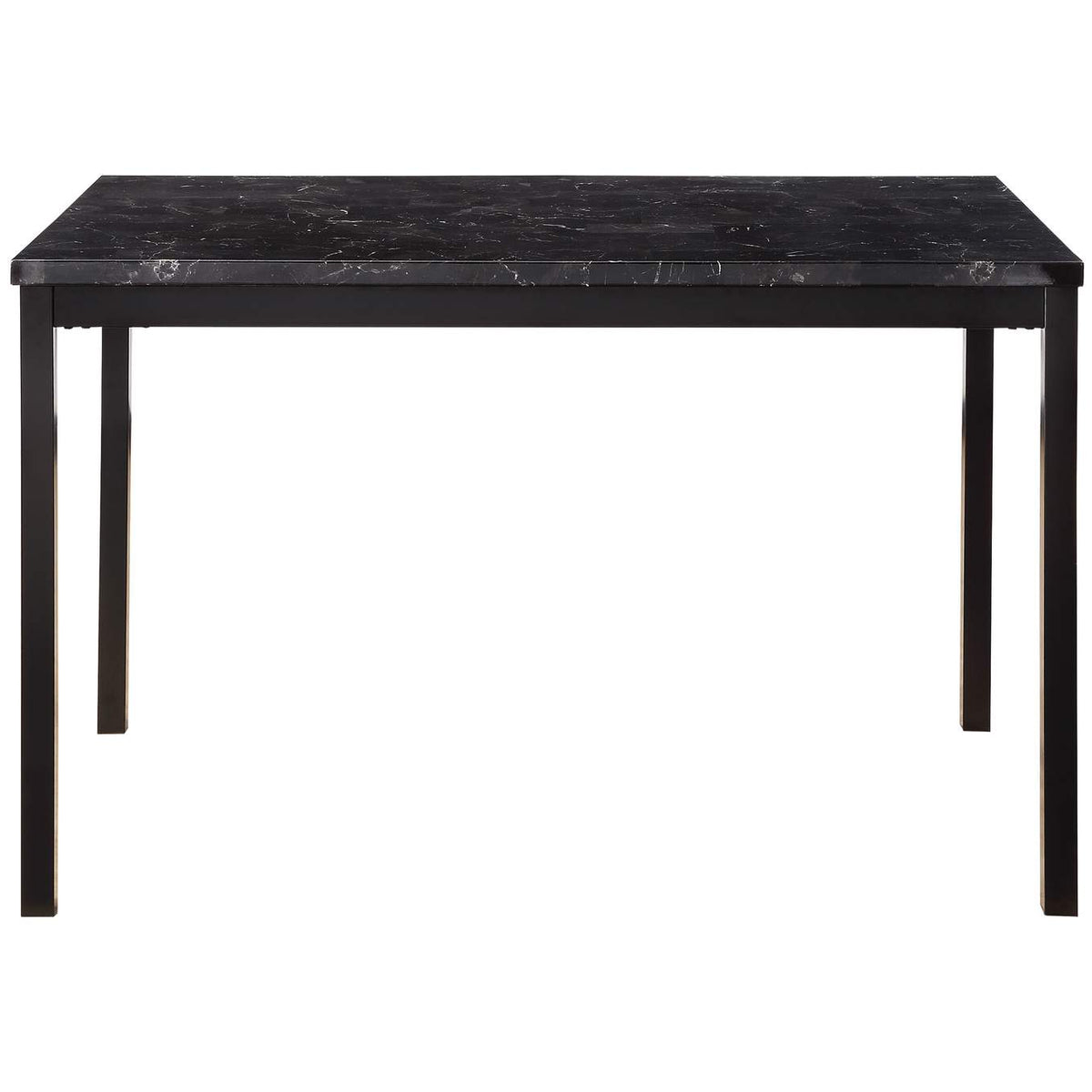 2601BK-48 Tempe Dining Table, Faux Marble Top