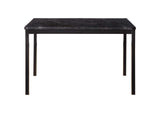 2601BK-48 Tempe Dining Table, Faux Marble Top