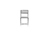 1AA466X Amalfi X - Base Chair In White Leather (Set of 2)